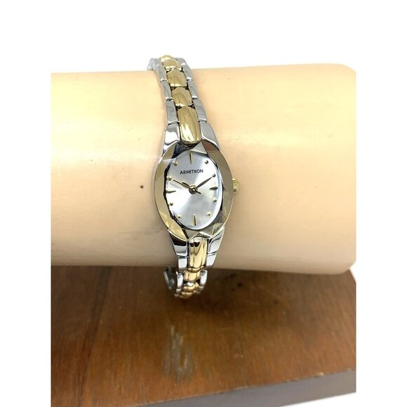 Armitron Women\'s Watch 75/3313TTG Silver Dial Quartz Two Tone Steel Petite 17mm main image 11